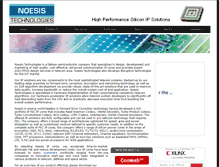 Tablet Screenshot of noesis-tech.com
